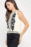 The Éloise Embroidered Top