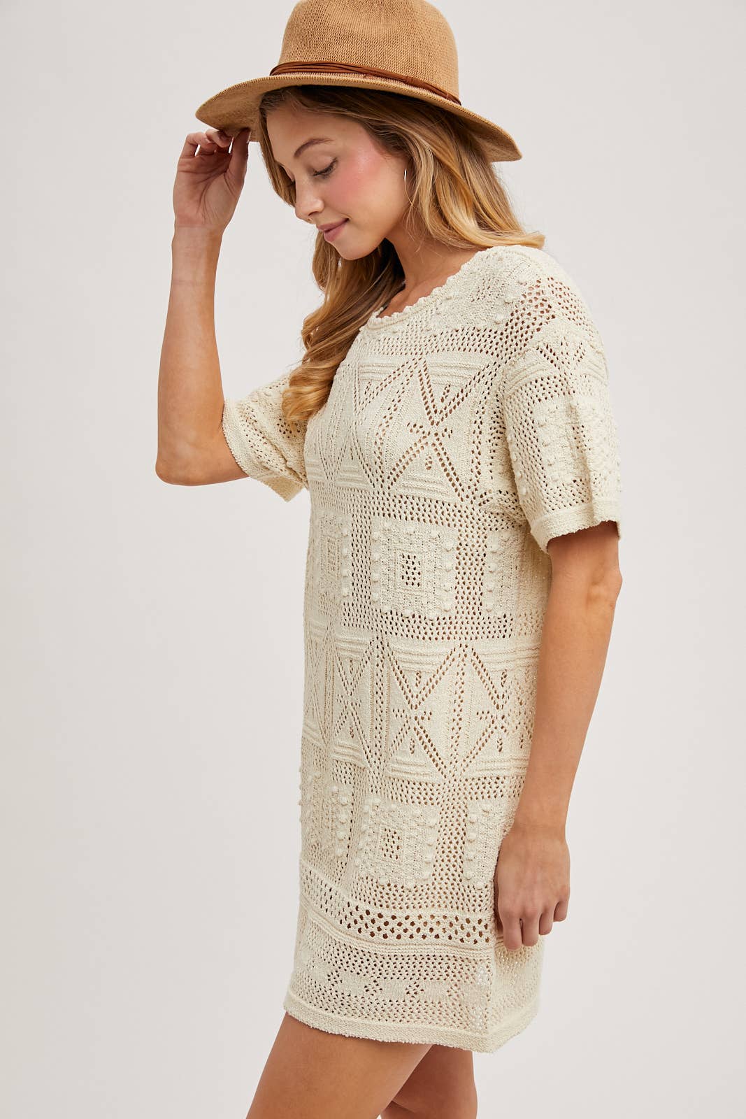 Aztec Knit Shift Dress