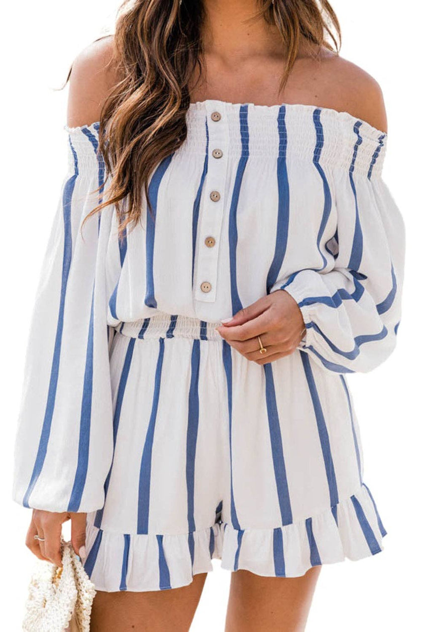 Coastal Stripes Romper