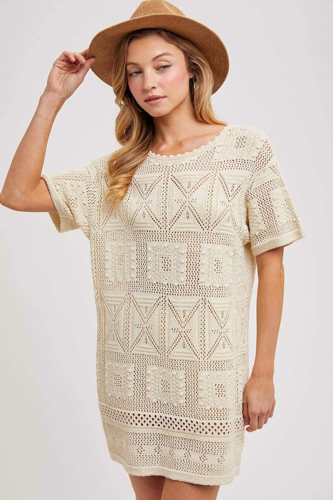 Aztec Knit Shift Dress