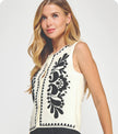 The Éloise Embroidered Top