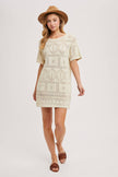 Aztec Knit Shift Dress