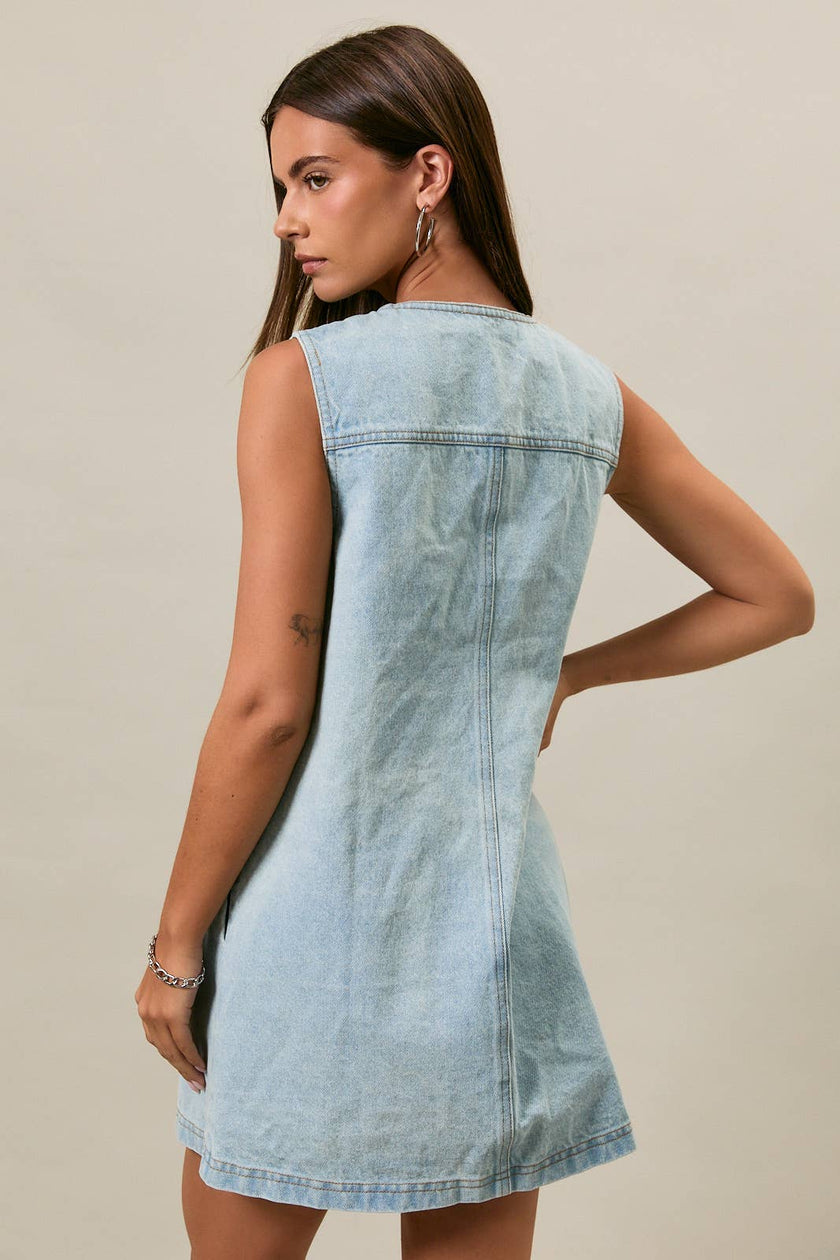 The Downtown Denim Mini