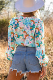 Floral Wrap Bodysuit
