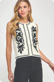 The Éloise Embroidered Top