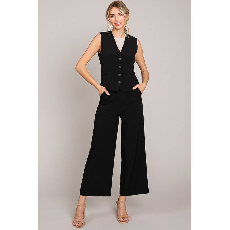 Twill Tailored Vest